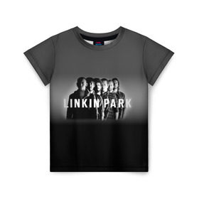 Детская футболка 3D с принтом Группа Linkin Park , 100% гипоаллергенный полиэфир | прямой крой, круглый вырез горловины, длина до линии бедер, чуть спущенное плечо, ткань немного тянется | bennington | chester | linkin park | альтернативный | беннингтон | группа | ленкин | линкин | майк | метал | музыкант | ню | нюметал | парк | певец | рок | рэп | честер | электроник