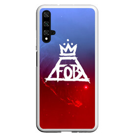 Чехол для Honor 20 с принтом FALL OUT BOY SPACE COLLECTION , Силикон | Область печати: задняя сторона чехла, без боковых панелей | fall out boy | logo | music | pop | rock | альтернатива | металл | музыка | музыкальный | поп | рок