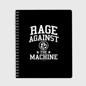 Тетрадь с принтом Rage Against the Machine , 100% бумага | 48 листов, плотность листов — 60 г/м2, плотность картонной обложки — 250 г/м2. Листы скреплены сбоку удобной пружинной спиралью. Уголки страниц и обложки скругленные. Цвет линий — светло-серый
 | rage against the machine | альтернативный | америка | американская рок группа | брэд уилк | жанр | зак де ла роча | калифорния | лос анджелес | метал | музыка | ню метал | рок | рэп метал | рэп рок | рэпкор | сша