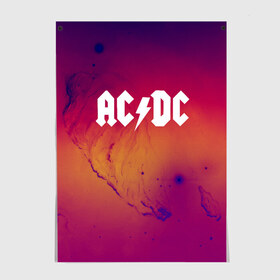 Постер с принтом AC DC COLLECTION SPACE EDITION , 100% бумага
 | бумага, плотность 150 мг. Матовая, но за счет высокого коэффициента гладкости имеет небольшой блеск и дает на свету блики, но в отличии от глянцевой бумаги не покрыта лаком | ac dc | logo | music | pop | rock | usa | альтернатива | металл | музыка | музыкальный | поп | рок