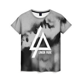 Женская футболка 3D с принтом LINKIN PARK GRAY ABSTRACT ROCK , 100% полиэфир ( синтетическое хлопкоподобное полотно) | прямой крой, круглый вырез горловины, длина до линии бедер | linkin park | logo | music | pop | rock | альтернатива | металл | музыка | музыкальный | поп | рок | честер беннингтон