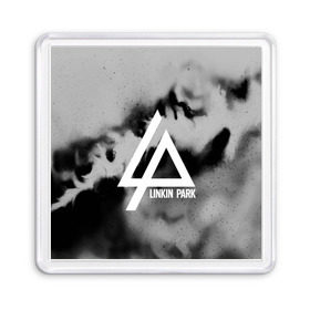 Магнит 55*55 с принтом LINKIN PARK GRAY ABSTRACT ROCK , Пластик | Размер: 65*65 мм; Размер печати: 55*55 мм | linkin park | logo | music | pop | rock | альтернатива | металл | музыка | музыкальный | поп | рок | честер беннингтон