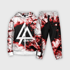 Детский костюм 3D с принтом LINKIN PARK BLOOD COLLECTION ,  |  | linkin park | logo | music | pop | rock | альтернатива | металл | музыка | музыкальный | поп | рок | честер беннингтон