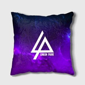 Подушка 3D с принтом LINKIN PARK SPACE COLOR 2018 , наволочка – 100% полиэстер, наполнитель – холлофайбер (легкий наполнитель, не вызывает аллергию). | состоит из подушки и наволочки. Наволочка на молнии, легко снимается для стирки | linkin park | logo | music | pop | rock | альтернатива | металл | музыка | музыкальный | поп | рок | честер беннингтон