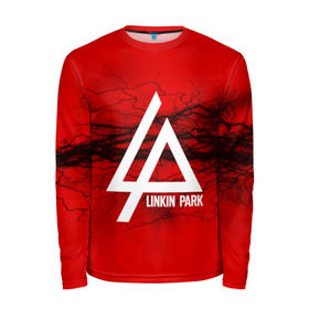 Мужской лонгслив 3D с принтом LINKIN PARK lightning red , 100% полиэстер | длинные рукава, круглый вырез горловины, полуприлегающий силуэт | linkin park | logo | music | pop | rock | альтернатива | металл | музыка | музыкальный | поп | рок | честер беннингтон