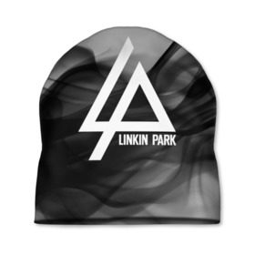 Шапка 3D с принтом LINKIN PARK SMOKE GRAY 2018 , 100% полиэстер | универсальный размер, печать по всей поверхности изделия | linkin park | logo | music | pop | rock | альтернатива | металл | музыка | музыкальный | поп | рок | честер беннингтон