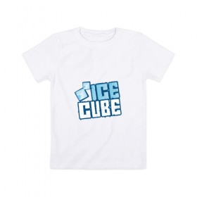Детская футболка хлопок с принтом Ice Cube , 100% хлопок | круглый вырез горловины, полуприлегающий силуэт, длина до линии бедер | hip hop | hiphop | ice cube | mc | n.w.a | rap | айс | гангса | джексон | западное побережье | куб | кубе | кубик льда | кьюб | мс | о ши | оши | реп | репер | речитатив | рэп | рэпер | хип | хипхоп | хоп