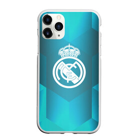 Чехол для iPhone 11 Pro Max матовый с принтом Real Madrid Geometry Sport , Силикон |  | Тематика изображения на принте: emirates | fc | real madrid | геометрия | реал мадрид | футбольный клуб | эмблема