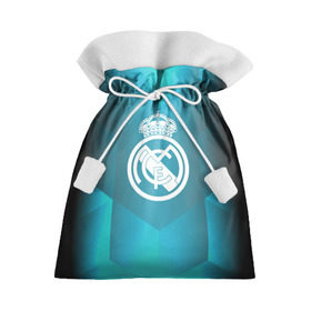 Подарочный 3D мешок с принтом Real Madrid Geometry Sport , 100% полиэстер | Размер: 29*39 см | emirates | fc | real madrid | геометрия | реал мадрид | футбольный клуб | эмблема