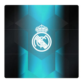 Магнитный плакат 3Х3 с принтом Real Madrid Geometry Sport , Полимерный материал с магнитным слоем | 9 деталей размером 9*9 см | emirates | fc | real madrid | геометрия | реал мадрид | футбольный клуб | эмблема