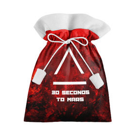 Подарочный 3D мешок с принтом 30 SECONDS TO MARS , 100% полиэстер | Размер: 29*39 см | 30 seconds to mars | logo | music | pop | rock | space | usa | альтернатива | космос | металл | музыка | музыкальный | поп | рок