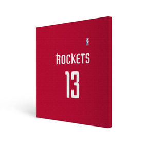 Холст квадратный с принтом Houston Rockets , 100% ПВХ |  | 13 | fear the beard | houston rockets | nba | rise sports | баскетбол | баскетбольная | джеймс харден | нба | номер | спортивная | форма | хьюстон рокетс