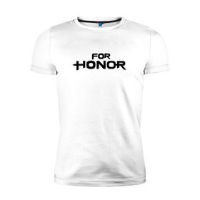 Мужская футболка премиум с принтом For Honor , 92% хлопок, 8% лайкра | приталенный силуэт, круглый вырез ворота, длина до линии бедра, короткий рукав | for honor
