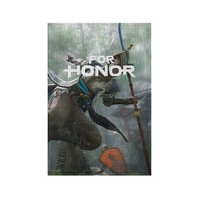 Обложка для паспорта матовая кожа с принтом For Honor , натуральная матовая кожа | размер 19,3 х 13,7 см; прозрачные пластиковые крепления | Тематика изображения на принте: for honor