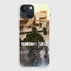 Чехол для iPhone 13 mini с принтом RAINBOW SIX SIEGE | РАДУГА 6 ОСАДА | R6S ,  |  | cybersport | esports | pro league | r6 | rainbow | rainbow six | siege | six | weapon | армия | боевик | военные | война | игры | киберспорт | логотип | модные | оперативники | оружие | радуга | черный белый | шутер