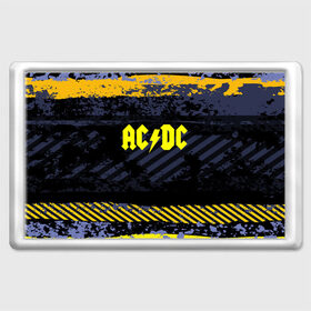 Магнит 45*70 с принтом AC DC STREET COLLECTION , Пластик | Размер: 78*52 мм; Размер печати: 70*45 | ac dc | logo | music | pop | rock | альтернатива | металл | музыка | музыкальный | поп | рок