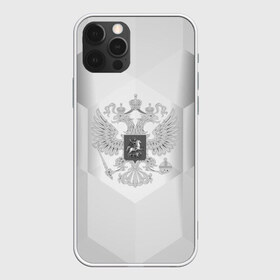Чехол для iPhone 12 Pro Max с принтом RUSSIA - Black Collection , Силикон |  | russia | герб | двуглавый орел | россия | триколор