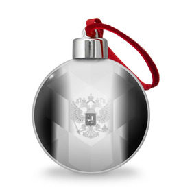 Ёлочный шар с принтом RUSSIA - Black Collection , Пластик | Диаметр: 77 мм | russia | герб | двуглавый орел | россия | триколор