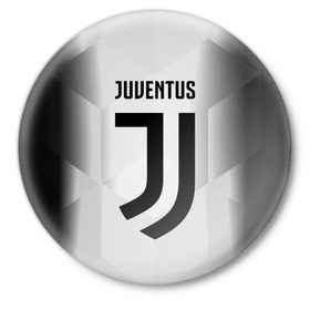 Значок с принтом Juventus 2018 Original ,  металл | круглая форма, металлическая застежка в виде булавки | fly emirates | juventus | ronaldo | клуб | линии | мода | модные | мяч | реал мадрид | спорт | спортивные | стиль | футбол | футбольный клуб | экстрим | эмблема | ювентус