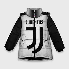 Зимняя куртка для девочек 3D с принтом Juventus 2018 Original , ткань верха — 100% полиэстер; подклад — 100% полиэстер, утеплитель — 100% полиэстер. | длина ниже бедра, удлиненная спинка, воротник стойка и отстегивающийся капюшон. Есть боковые карманы с листочкой на кнопках, утяжки по низу изделия и внутренний карман на молнии. 

Предусмотрены светоотражающий принт на спинке, радужный светоотражающий элемент на пуллере молнии и на резинке для утяжки. | fly emirates | juventus | ronaldo | клуб | линии | мода | модные | мяч | реал мадрид | спорт | спортивные | стиль | футбол | футбольный клуб | экстрим | эмблема | ювентус