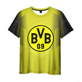 Мужская футболка 3D с принтом FC Borussia 2018 Original , 100% полиэфир | прямой крой, круглый вырез горловины, длина до линии бедер | Тематика изображения на принте: боруссия | дортмунд