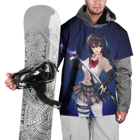 Накидка на куртку 3D с принтом Anime girl , 100% полиэстер |  | Тематика изображения на принте: anime | girl | japan | katana | samurai | sword | аниме | девушка | катана | меч | оружие | самурай | япония