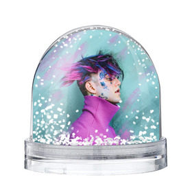 Снежный шар с принтом Lil Peep , Пластик | Изображение внутри шара печатается на глянцевой фотобумаге с двух сторон | lil peep | rap | густав ор | лил пип | рэп