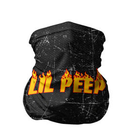 Бандана-труба 3D с принтом Lil Fire Peep , 100% полиэстер, ткань с особыми свойствами — Activecool | плотность 150‒180 г/м2; хорошо тянется, но сохраняет форму | lil peep | rap | густав ор | лил пип | рэп