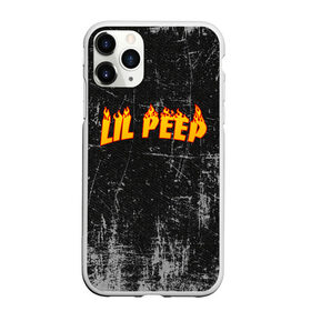 Чехол для iPhone 11 Pro матовый с принтом Lil Fire Peep , Силикон |  | lil peep | rap | густав ор | лил пип | рэп