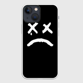 Чехол для iPhone 13 mini с принтом LiL PEEP RIP ,  |  | band | cry baby | emo | lil peep | music | musician | rap | smile | swag | tear | музыка | музыкант | нытик | рэп | сваг | слеза | смайлик | эмо