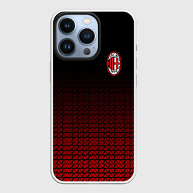 Чехол для iPhone 13 Pro с принтом AC MILAN ,  |  | Тематика изображения на принте: ac milan | fc | fc milan | football | milan | soccer | белый | клуб | красный | милан | спорт | спортивные | фк | футбол | цвет.логотип | черный | эмблема