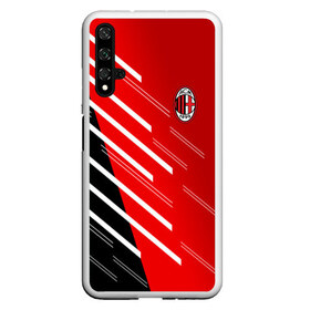 Чехол для Honor 20 с принтом AC MILAN , Силикон | Область печати: задняя сторона чехла, без боковых панелей | ac milan | fc | fc milan | football | milan | soccer | белый | клуб | красный | милан | спорт | спортивные | фк | футбол | цвет.логотип | черный | эмблема