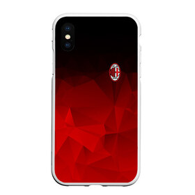 Чехол для iPhone XS Max матовый с принтом AC MILAN , Силикон | Область печати: задняя сторона чехла, без боковых панелей | Тематика изображения на принте: ac milan | fc | fc milan | football | milan | soccer | белый | клуб | красный | милан | спорт | спортивные | фк | футбол | цвет.логотип | черный | эмблема