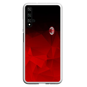 Чехол для Honor 20 с принтом AC MILAN , Силикон | Область печати: задняя сторона чехла, без боковых панелей | ac milan | fc | fc milan | football | milan | soccer | белый | клуб | красный | милан | спорт | спортивные | фк | футбол | цвет.логотип | черный | эмблема