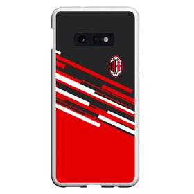 Чехол для Samsung S10E с принтом AC MILAN , Силикон | Область печати: задняя сторона чехла, без боковых панелей | ac milan | fc | fc milan | football | milan | soccer | белый | клуб | красный | милан | спорт | спортивные | фк | футбол | цвет.логотип | черный | эмблема