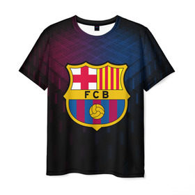 Мужская футболка 3D с принтом FC Barca 2018 Original , 100% полиэфир | прямой крой, круглый вырез горловины, длина до линии бедер | fc | fc barcelona | fcb | барселона | спорт | спортивные | фк | футбол | футбольный клуб