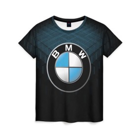 Женская футболка 3D с принтом BMW 2018 Blue Line , 100% полиэфир ( синтетическое хлопкоподобное полотно) | прямой крой, круглый вырез горловины, длина до линии бедер | bmw | bmw motorsport | bmw performance | carbon | m | motorsport | performance | sport | бмв | карбон | моторспорт | спорт