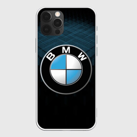 Чехол для iPhone 12 Pro с принтом BMW BLUE LINE | БМВ , силикон | область печати: задняя сторона чехла, без боковых панелей | Тематика изображения на принте: bmw | bmw motorsport | bmw performance | carbon | m | motorsport | performance | sport | бмв | карбон | моторспорт | спорт
