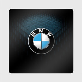 Магнит виниловый Квадрат с принтом BMW BLUE LINE | БМВ , полимерный материал с магнитным слоем | размер 9*9 см, закругленные углы | Тематика изображения на принте: bmw | bmw motorsport | bmw performance | carbon | m | motorsport | performance | sport | бмв | карбон | моторспорт | спорт