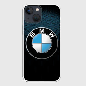 Чехол для iPhone 13 mini с принтом BMW BLUE LINE | БМВ ,  |  | bmw | bmw motorsport | bmw performance | carbon | m | motorsport | performance | sport | бмв | карбон | моторспорт | спорт