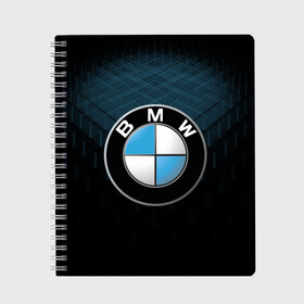 Тетрадь с принтом BMW 2018 Blue Line , 100% бумага | 48 листов, плотность листов — 60 г/м2, плотность картонной обложки — 250 г/м2. Листы скреплены сбоку удобной пружинной спиралью. Уголки страниц и обложки скругленные. Цвет линий — светло-серый
 | Тематика изображения на принте: bmw | bmw motorsport | bmw performance | carbon | m | motorsport | performance | sport | бмв | карбон | моторспорт | спорт