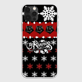 Чехол для iPhone 12 Pro с принтом Праздничный The Rasmus , силикон | область печати: задняя сторона чехла, без боковых панелей | Тематика изображения на принте: rasmus | the rasmus | аки хакала | альтернативный | готик | группа | дарк | зе | знак | красный | лаури юлёнен | над | надпись | новогодний | новый год | паули рантасалми | поп | праздник | разсмус | расмус