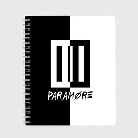 Тетрадь с принтом Paramore , 100% бумага | 48 листов, плотность листов — 60 г/м2, плотность картонной обложки — 250 г/м2. Листы скреплены сбоку удобной пружинной спиралью. Уголки страниц и обложки скругленные. Цвет линий — светло-серый
 | paramore | альтернативный | группа | джош фарро | зак фарро | панк | панкрок | пара море | парамор | парамора | параморе | парморе | поп | поппанк | попрок | рок | тейлор йорк | хейли уильямс