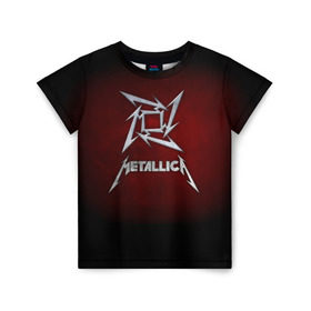 Детская футболка 3D с принтом Metallica , 100% гипоаллергенный полиэфир | прямой крой, круглый вырез горловины, длина до линии бедер, чуть спущенное плечо, ткань немного тянется | metallica | группа | джеймс хэтфилд | кирк хэмметт | ларс ульрих | метал | металика | металлика | миталика | музыка | роберт трухильо | рок | трэш | трэшметал | хард | хардрок | хеви | хевиметал