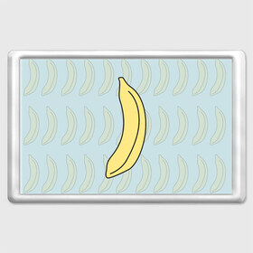 Магнит 45*70 с принтом банан , Пластик | Размер: 78*52 мм; Размер печати: 70*45 | banana | банан