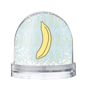 Водяной шар с принтом банан , Пластик | Изображение внутри шара печатается на глянцевой фотобумаге с двух сторон | banana | банан