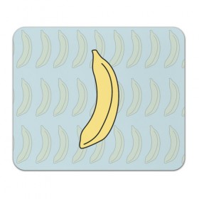 Коврик прямоугольный с принтом банан , натуральный каучук | размер 230 х 185 мм; запечатка лицевой стороны | banana | банан