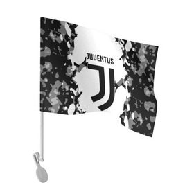 Флаг для автомобиля с принтом Juventus 2018 Original , 100% полиэстер | Размер: 30*21 см | fly emirates | juventus | ronaldo | клуб | линии | мода | модные | мяч | реал мадрид | спорт | спортивные | стиль | футбол | футбольный клуб | экстрим | эмблема | ювентус
