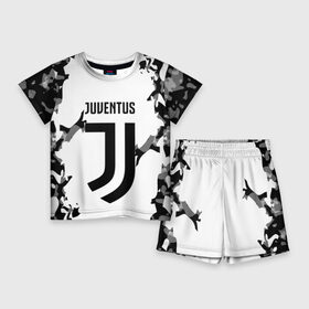 Детский костюм с шортами 3D с принтом Juventus 2018 Original ,  |  | Тематика изображения на принте: fly emirates | juventus | ronaldo | клуб | линии | мода | модные | мяч | реал мадрид | спорт | спортивные | стиль | футбол | футбольный клуб | экстрим | эмблема | ювентус