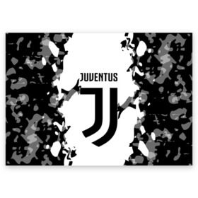 Поздравительная открытка с принтом Juventus 2018 Original , 100% бумага | плотность бумаги 280 г/м2, матовая, на обратной стороне линовка и место для марки
 | fly emirates | juventus | ronaldo | клуб | линии | мода | модные | мяч | реал мадрид | спорт | спортивные | стиль | футбол | футбольный клуб | экстрим | эмблема | ювентус